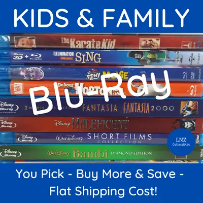 Kids & Family Blu-ray DVD Disney Childrens' Movies **YOU PICK** **Read** • $3.99