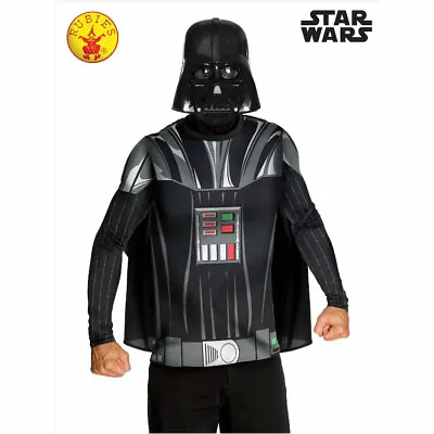 STAR WARS Darth Vader Halloween Adult Costume Top VILLAIN Men Helmet Armour Chst • £30.05