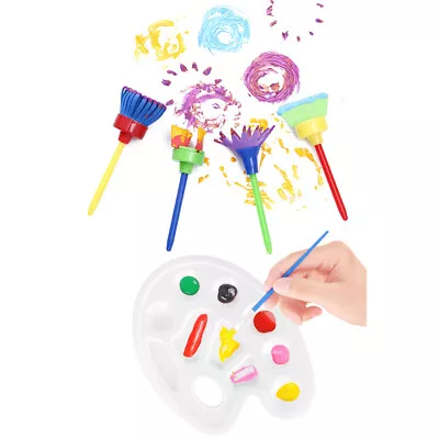  Stamp Painting Tool Toddler Suit Sponge Brush Toy For Kids Foam Child Play • £13.85