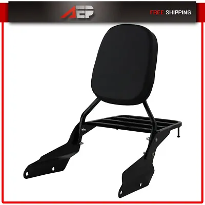 Rack Backrest Sissy Bar W/ Luggage For Honda Magna VF750 94-03 VF250 95-06 • $56.04