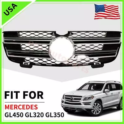 For Mercedes-Benz GL-Class 2007-2009 GL320 GL450 Front Bumper Upper Grille Grill • $169.99