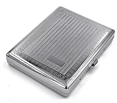 Cigarette Case Victorian Style Metal Holder For Regular King And 100's Size • $8.73