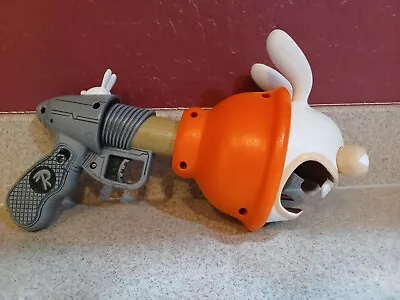 Rabbids 2014 Invasion Plunger Blaster Fart Burp Gun Toy By Ubisoft - TESTED • $12.99