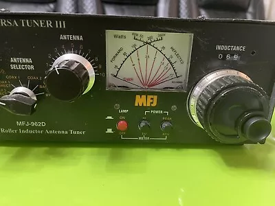 MFJ-962 D - Antenna Tuner (1500 Watt) Manual With Coil Inductance • $450