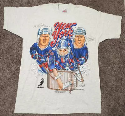 New York Rangers Shirt Messier Leetch Richter - Vintage - Shirt Xplosion - Large • $100