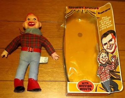 Vintage Howdy Doody W/Moving Mouth Ventriloquist 12  Doll W/Box  Goldberger Doll • $65