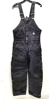 Men's POLAR KING BY KEY Black Work Overalls 32 / 30 • $29.99