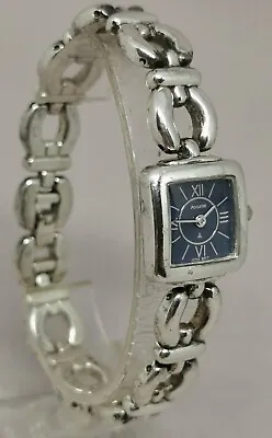 Vintage 1990s Accurist Solid Sterling Silver 925 Bracelet Quartz Wrist Watch 55g • £90