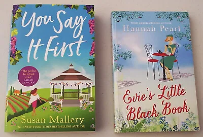 Feel Good Reads! Books By Susan Mallory: YOU SAY IT FIRST And Hannah Pearl: EVIE • £2.99