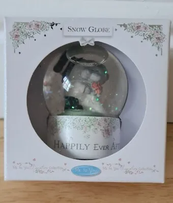 £20 • Buy Me To You Bear Happily Ever After Snow Globe Wedding Gift Present Couple