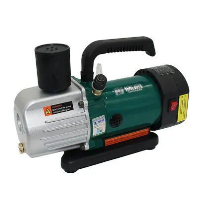 Single Stage Vacuum Pump Rotary Vane 3.6CFM 1/5HP Deep AC Air Tool 220V • $137.65