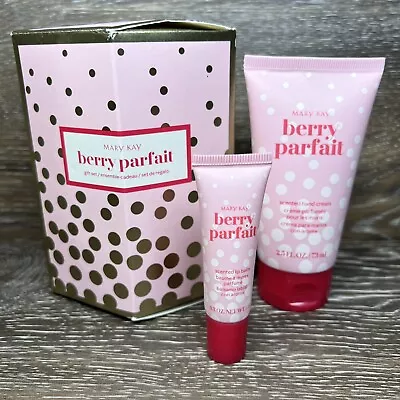 Mary Kay Berry Parfait Gift Set ~ 2.5 Oz Hand Cream + .3 Oz. Lip Balm NEW • $14.99