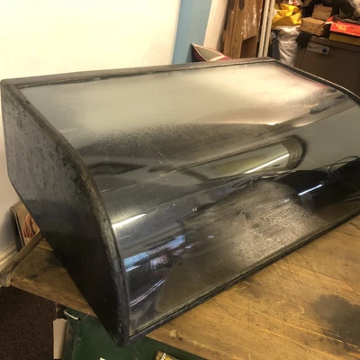 £400 • Buy Antique Shop Counter/display Cabinet With Curved Glass