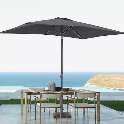 Bunannm 6x9Ft Patio Market Umbrella Outdoor Table Umbrella • $59.99
