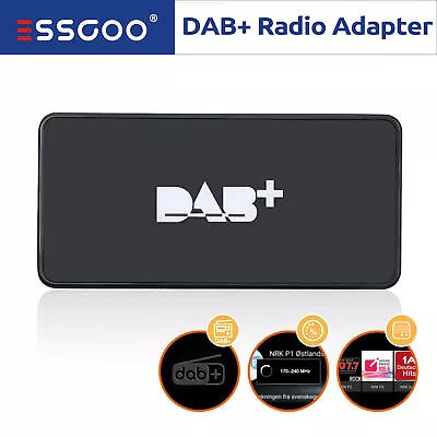 Digital DAB / DAB+ Radio Adapter Box Receiver ONLY FOR Android Car Stereo Radio • £28.59