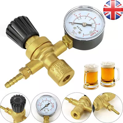 Mini Mig Gas Bottle Regulators For Disposable Argon CO2 Bottle W/ Gauge Welding • £21.99