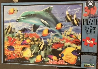 Super 3d Jigsaw Puzzles For Kids Prime 3D Something Fishy Art By Howard Robinson • £5.75