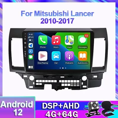 For 2010-2017 Mitsubishi Lancer Android 12 Car Stereo Carplay GPS Navi Radio DPS • $169.99