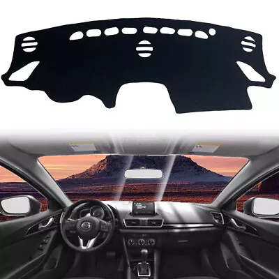 For Mazda 3 2014-2018 Dash Cover Dashboard Mat Car Interior Pad Sunshield Black • $21.16