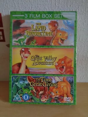 The Land Before Time 3-Movie Boxset DVD Region 2 • £10.99