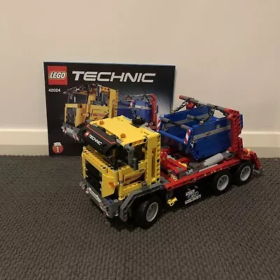 LEGO Technic Set # 42024 Container Truck With Lifting Bin. • $149.99