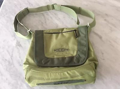 Keen Messenger Bag Saddle Shoulder Green Satchel Travel Carry On Crossbody • $28