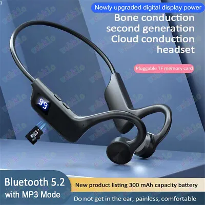Bluetooth MP3 Headphones Wireless Headset Outdoor Sports For IPhone Android • £10.79