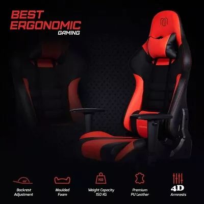 Racing Gaming Chairs Office Executive Recliner Computer Desk Chair With Swivel • £134.99