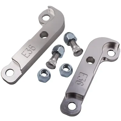 Set Of 2 Aluminium Lock Adapter Increasing Turn Angle For Bmw E36 Drift Lock Kit • $33