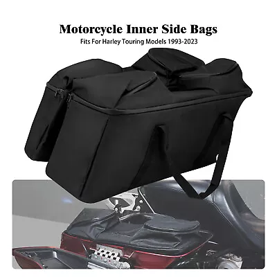 Soft Saddlebag Liners Luggage Travel Pack Hard Bag Fit For Touring 1997-2023 • $31.34