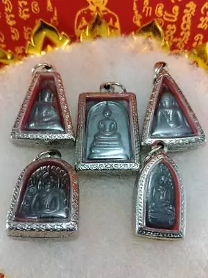 Leklai Phra Benjapakee Lp Somprn Top 5 Magic Protection Wealth Lucky Thai Amulet • $64