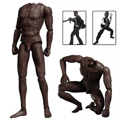 WORLDBOX AT032 1/6 Scale Narrow Shoulder African Male Figure Body SUPER Durable • £37.52