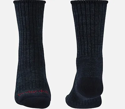 Bridgedale Mens Hike Midweight Merino Comfort Walking Hiking Socks Size L 9-11.5 • $27.38