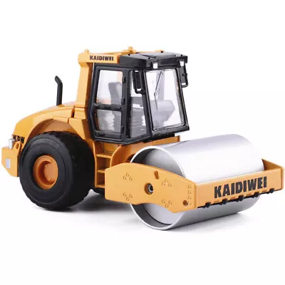 1/50 Scale Road Roller Toy Construction Vehicle Diecast Metal Toys For Kids Boys • $27.43