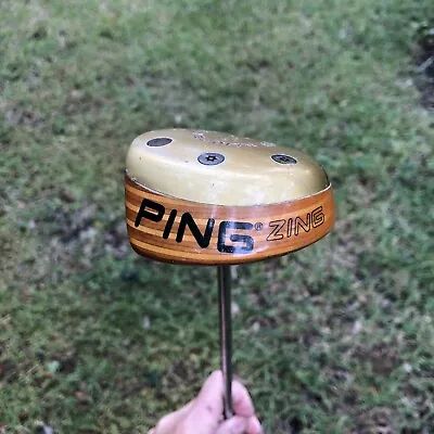 Vintage Ping Zing Karsten Blonde Wood RH 5 Golf Club 42” • $35