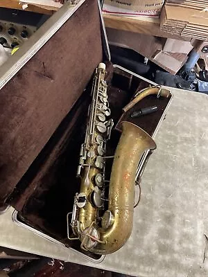1970 Buescher Aristocrat Alto Saxophone Selmer USA W/ Hard Case Restore • $100