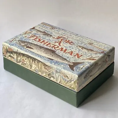 £25.87 • Buy Matthew Rice  For A Fisherman  Paper Trinket Box Made In England 1990s