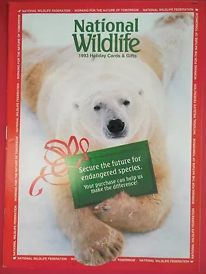 CHRISTMAS Catalog 1993 National Wildlife Federation Cards Gift Ideas • $1.95