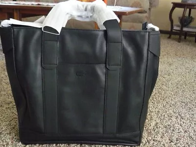 Nwt Lacoste Black Leather Shopper Bag Retails $348.00 • $337.20