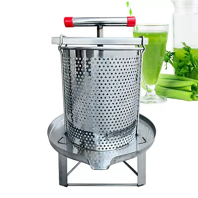 Honey Press Extractor Beekeeping Manual Honey Press Machine Tool Stainless Steel • $89.99