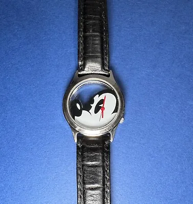 Disney 70th Anniversary Mickey Mouse Wrist Watch 1928-1998 New Battery Working • $13.50