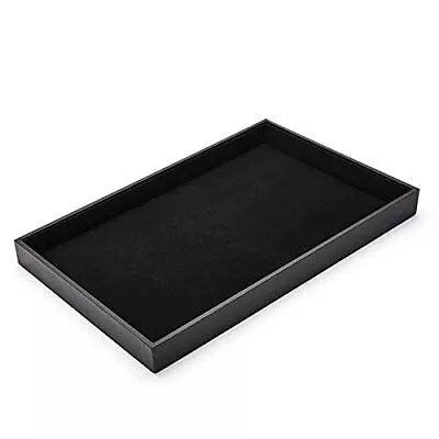 XCRUI Black Velvet Stackable Jewelry Tray Showcase Display Earring Necklace B... • $19.58