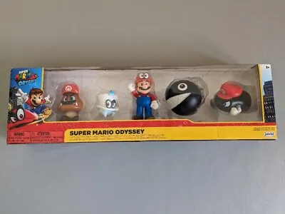 Nintendo Super Mario Odyssey Figures 5-Pack New Jakks 2.5 • £18.99