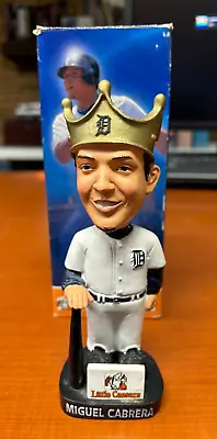 Miguel Cabrera 2008 AL HR CHAMPION Detroit Tigers SGA Bobblehead Little Caesars! • $69.95