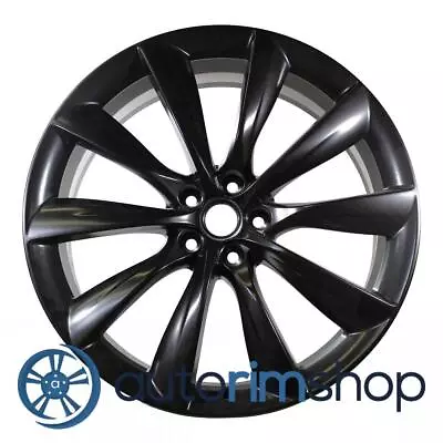 Tesla Model X 2016-2020 22  OEM Rear Wheel Rim Turbine Black • $366.69