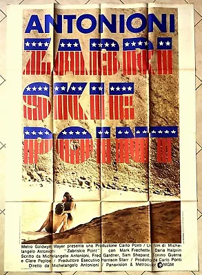 Poster Italian Movie Memorabilia Zabriskie Point Antonioni Blow Up Cult Rare • $200