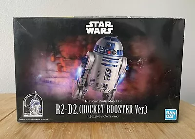 Bandai Hobby Star Wars - R2-D2 (ROCKET BOOSTER Ver.) 1/12 Model Kit -Box Damaged • $44.97