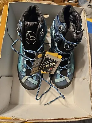 LA Sportiva Trango Tech GTX Aqua/Opal Hiking Boots Shoes Sz 8.5 Womens Mountain • $124.99