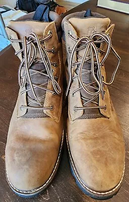 Kodiak McKinney 6  Brown Work Boots Men's Size 12W Soft Toe Waterproof EH • $49.99