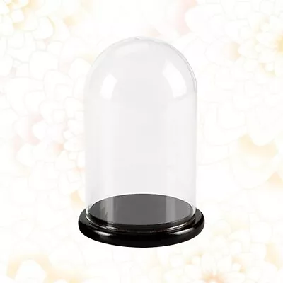 Cake Glass Shade Plastic Dome Display Case Glass Cover Clear Cupcake Carrier • £9.58